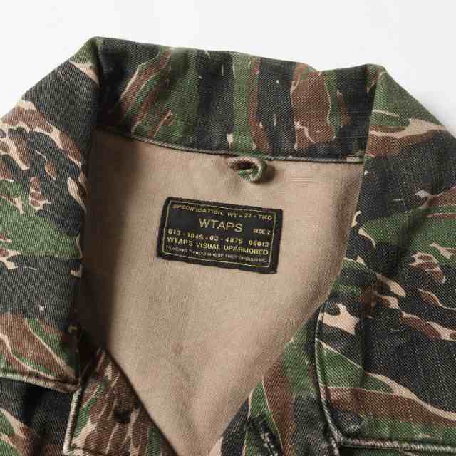 WTAPS ダブルタップス シャツ サイズ:M タイガーカモ ミリタリーシャツ