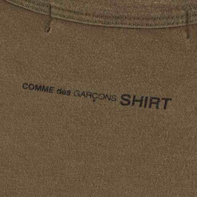 COMME des GARCONS コムデギャルソン Tシャツ サイズ:M 90s バックネック ロゴ クルーネック Tシャツ 半袖 無地 SHIRT  シャツ アーカイブ｜au PAY マーケット