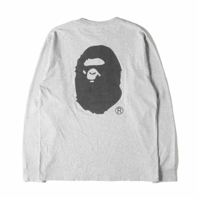 A BATHING APE ア ベイシング エイプ Tシャツ サイズ:L 猿顔プリント