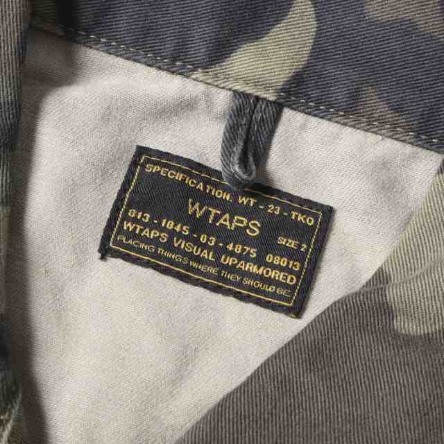 WTAPS ダブルタップス シャツ サイズ:M ウッドランドカモ ミリタリー