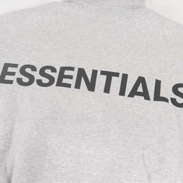 Tシャツ/カットソー(七分/長袖)FOG ESSENTIALS リフレクターロゴ ロンT グレー S