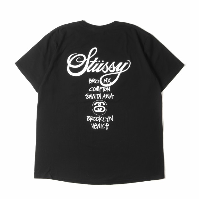 STUSSY ステューシー Tシャツ サイズ：L ワールドツアー クルーネック