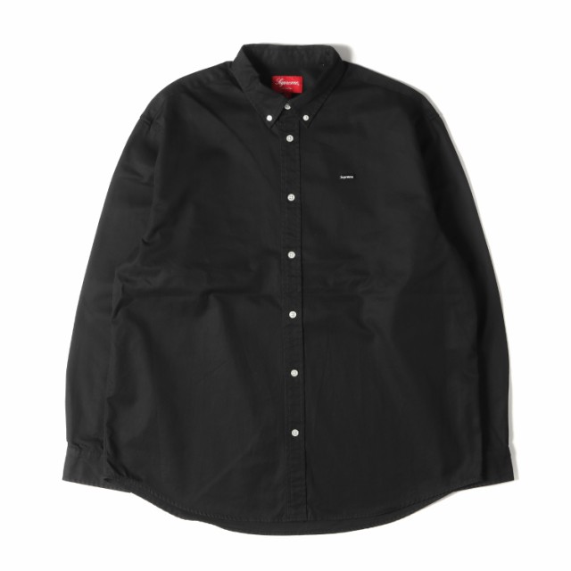 Supreme シュプリーム シャツ サイズ：L スモールBOXロゴ ボタンダウンシャツ Small Box Shirt ブラック 黒 コットン 22AW 2022年秋冬 トップス シンプル ブランド カジュアル ベーシック【メンズ】