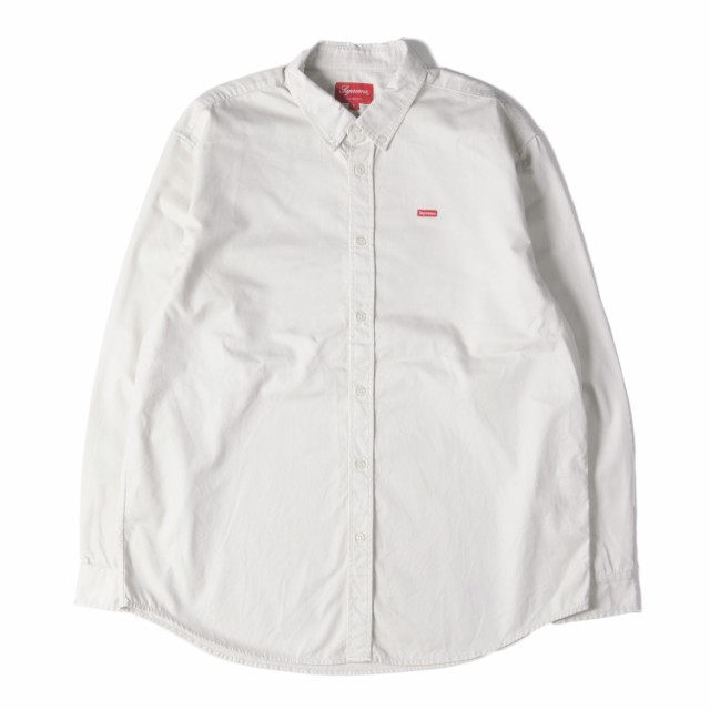 Supreme シュプリーム シャツ サイズ：L スモールBOXロゴ ボタンダウンシャツ Small Box Shirt 22AW 2022年秋冬 コットン ナチュラル トップス シンプル ブランド カジュアル【メンズ】【美品】