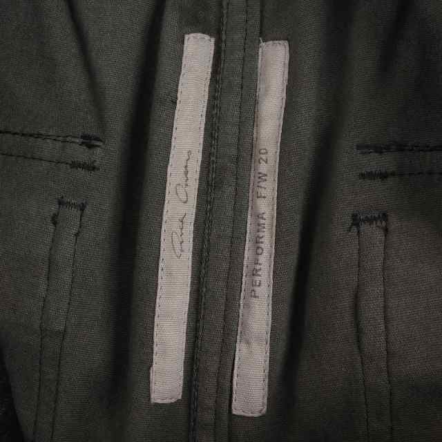 RICK OWENS リックオウエンス パンツ サイズ:48 20AW ドローストリング ...