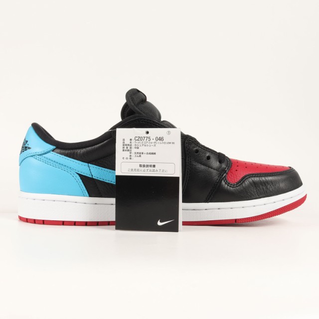 NIKE ナイキ サイズ:29.0cm WMNS AIR JORDAN 1 RETRO LOW OG NC TO CHI (CZ0775-046) 2023年 UNC TO CHICAGO ウィメンズ エアジョーダン1 レトロ ロー ブラック ダークパウダーブルー WMNS US12 ローカット スニーカー シューズ 靴 【メンズ】