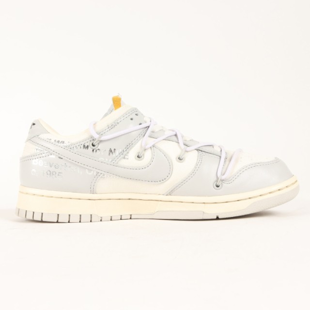 OFF-WHITE オフホワイト サイズ:27.0cm 21AW NIKE DUNK LOW The 50 / 1 OF 50 No.49  (DM1602-123) ナイキ ダンク ロー セイル ナチュラル｜au PAY マーケット