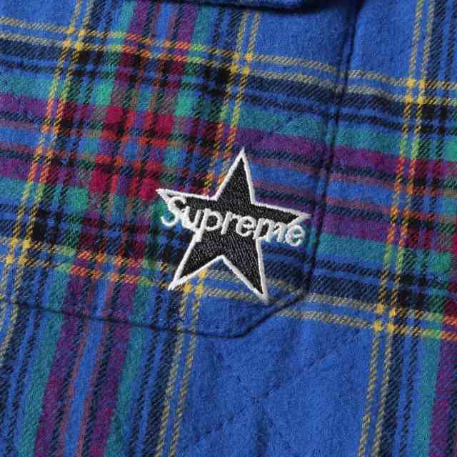 Supreme シュプリーム シャツ サイズ:S 21AW スター 刺繍 キルティング