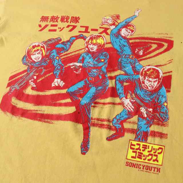 古着屋色染90s SONIC YOUTH ソニックユース　ヴィンテージTシャツ　XL