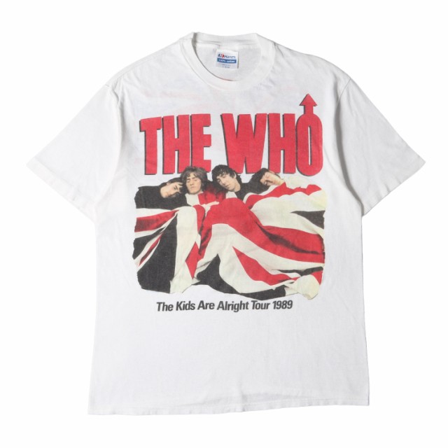 Vintage Rock Item ヴィンテージロック 80s THE WHO The Kids Are Alright Tour 1989 ザ フー クルーネック 半袖 Tシャツ Hanesボディ /