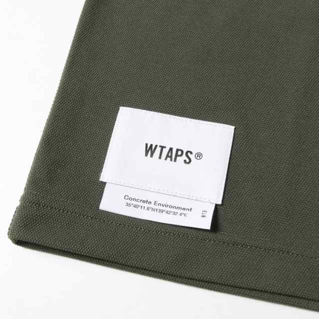 WTAPS ダブルタップス Tシャツ サイズ:M 23SS ワンポイント刺繍 鹿の子