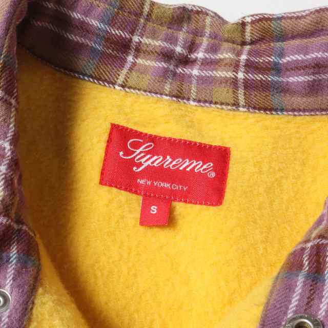 Supreme シュプリーム シャツ サイズ:S 18AW パイルライニング チェック フランネル 長袖 シャツ Pile Lined Plaid  Flannel Shirt ダステの通販はau PAY マーケット - ブランド古着のBEEGLE by Boo-Bee | au PAY  マーケット－通販サイト