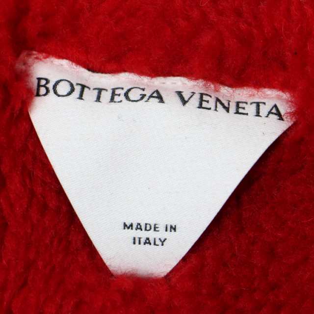 BOTTEGA VENETA ボッテガヴェネタ マフラー ストール レッド ファー ラムファー 羊毛皮 Shearling Scarf シアリング スカーフ 22秋冬 お