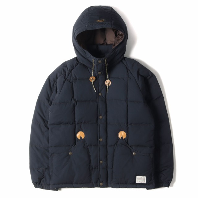 NEIGHBORHOOD ネイバーフッド ジャケット サイズ:M ブロックステッチ フード付き ダウン ジャケット ICEWALL / N-JKT ブラック 黒 アウター ブルゾン 【メンズ】