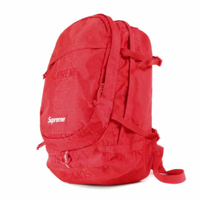 Supreme 19ss Backpack 赤-