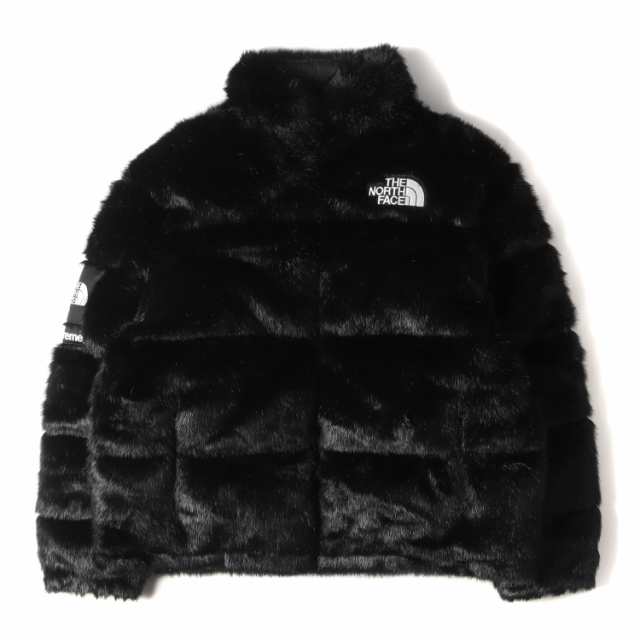 Supreme North Face Faux Fur Nuptse 黒Lサイズジャケット/アウター ...