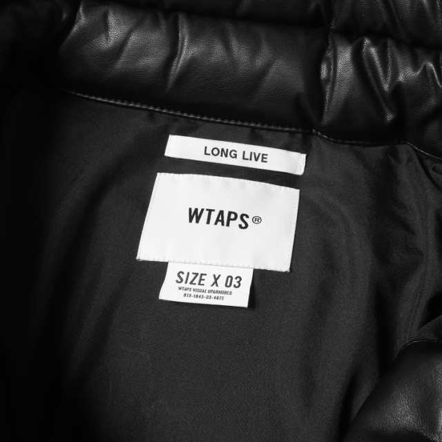 WTAPS ダブルタップス ジャケット サイズ:L 21AW フェイクレザー 中綿 ジップ ジャケット TTL / JACKET SYNTHETIC  ブラック 黒 アウター ブルゾン コート【メンズ】【中古】【美品】【K3938】の通販はau PAY マーケット - ブランド古着のBEEGLE by  Boo-Bee | au PAY ...