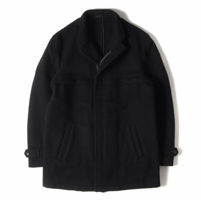 COMME des GARCONS コムデギャルソン 99AW ショートカラー ウール ナイロン メルトン 縮絨 ダブルジップ ジャケット アウター ブルゾン