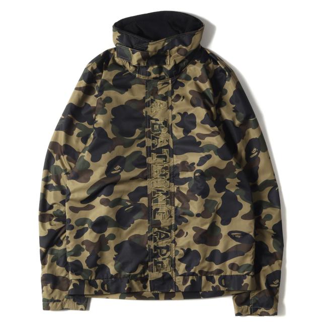 A BATHING APE × STUSSY カモレインジャケット ダブルネーム
