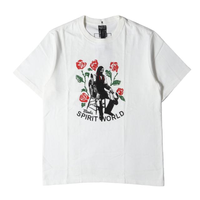 NUMBER (N)INE ナンバーナイン Tシャツ サイズ:2 09SS THE LONESOME HEROES期 3D soft texture グラフィック クルーネック 半袖 Tシャツ デッドストック ホワイト 白 00年代 アーカイブ トップス カットソー【メンズ】【K3970】の通販は