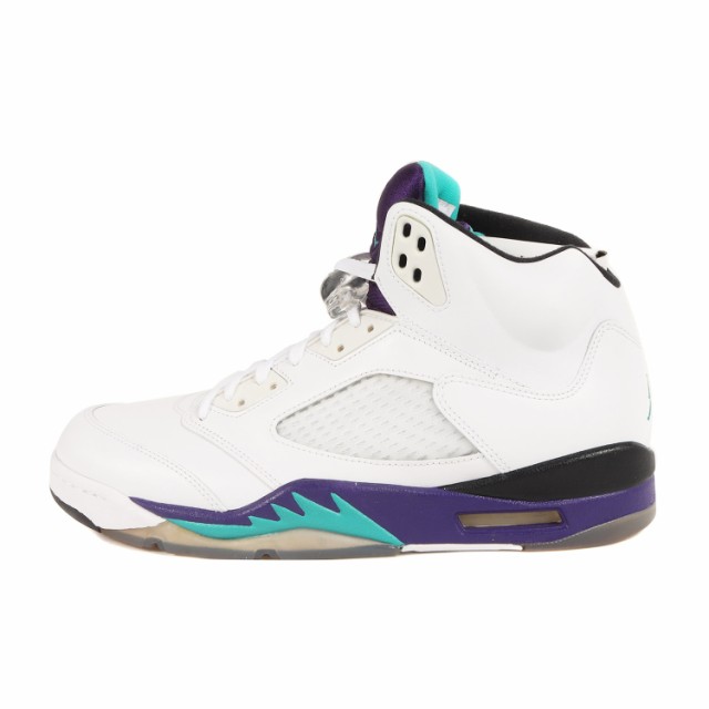 NIKE ナイキ サイズ:28.0cm AIR JORDAN 5 RETRO GRAPE 2013年製 136027-108 エアジョーダン5 レトロ ホワイト ニューエメラルド グレープ