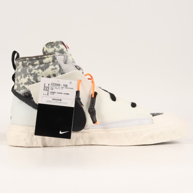 READYMADE レディメイド NIKE BLAZER MID WHITE (CZ3589-100) 21SS ナイキ ブレザー ミッド ホワイト  ブラック 白黒 サイズ：US10.5 28.5cm スニーカー コラボ【メンズ】【K3620】の通販はau PAY マーケット -  ブランド古着のBEEGLE by Boo-Bee | au PAY マーケット－通販 ...