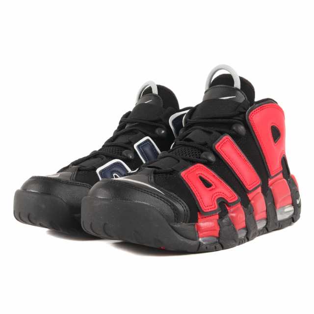 NIKE ナイキ サイズ:27.5cm AIR MORE UPTEMPO 96 (DJ4400-001) エアモアアップテンポ ブラック  ユニバーシティレッド 黒赤 US9.5 ハイカット スニーカー シューズ 靴【メンズ】【K3986】 その他スニーカー