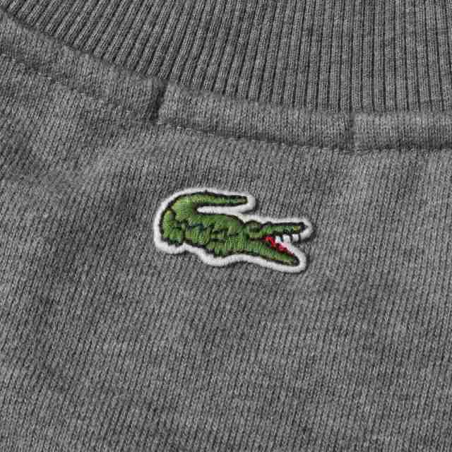 LACOSTE ラコステ スウェット サイズ:M 3D ロゴ オーガニック コットン スウェットシャツ トップス トレーナー クルーネック プルオーバ