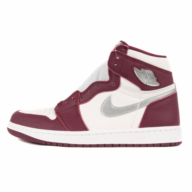 NIKE ナイキ サイズ:27.5cm AIR JORDAN 1 RETRO HIGH OG BORDEAUX (555088-611) エアジョーダン1 レトロ ハイ ボルドー メタリックシルバの通販は