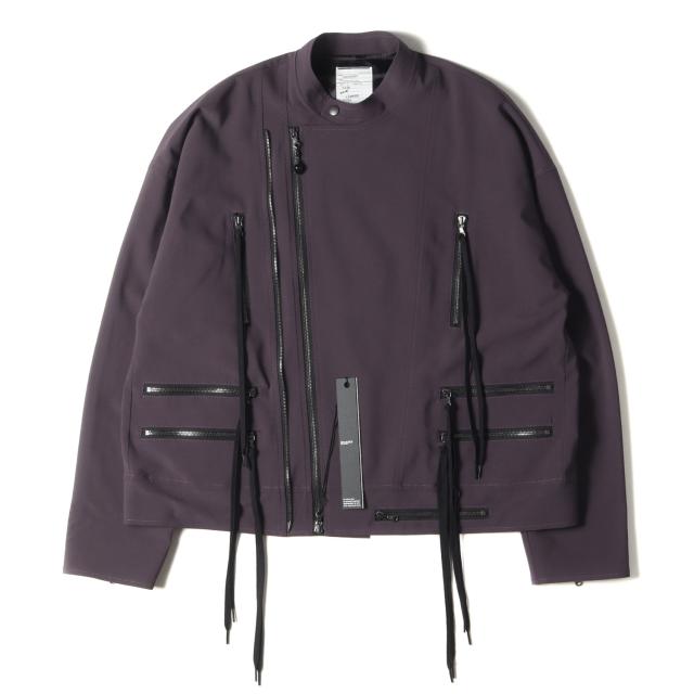 SHAREEF シャリーフ ジャケット サイズ:2 23AW コットン ナイロン ツイル パテッド ミリタリー ボンバージャケット NY TWILL MA-1 22711017 パープル系 アウター ブルゾン 上着【メンズ】【中古】【新品同様】【K3997】の通販は