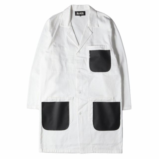 BLACK COMME des GARCONS ブラック コムデギャルソン コート サイズ:M 22SS リビルド EVA樹脂ポケット コットン ツイル エンジニアコート