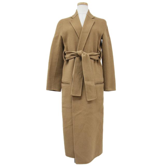 CELINE セリーヌ コート ロング カシミヤ キャメル 34(XS