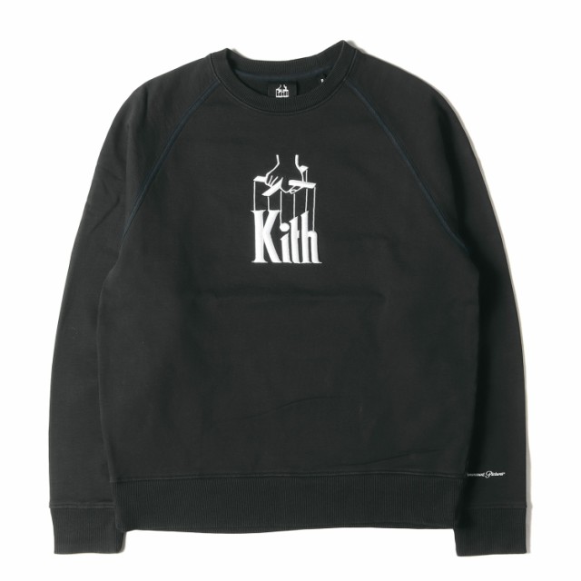 KITH NYC キス ニューヨークシティー スウェット サイズ:XS 20SS THE Godfather ロゴ 刺繍 ラグラン スウェットシャツ KH2461 トップス