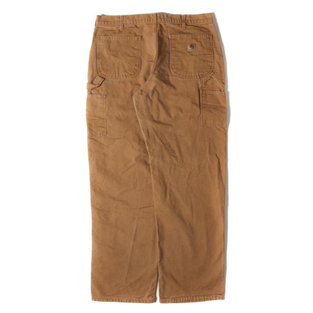 Carhartt カーハート パンツ サイズ:W36×L34 00s ダックキャンバス シングルニー ワークパンツ / 00年代 ニカラグア製 オールド ペインターパンツ ブラウン ボトムス ズボン【メンズ】【中古】【K4027】の通販は