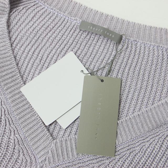theory luxe セオリーリュクス ニット ラベンダー パープル 38(M