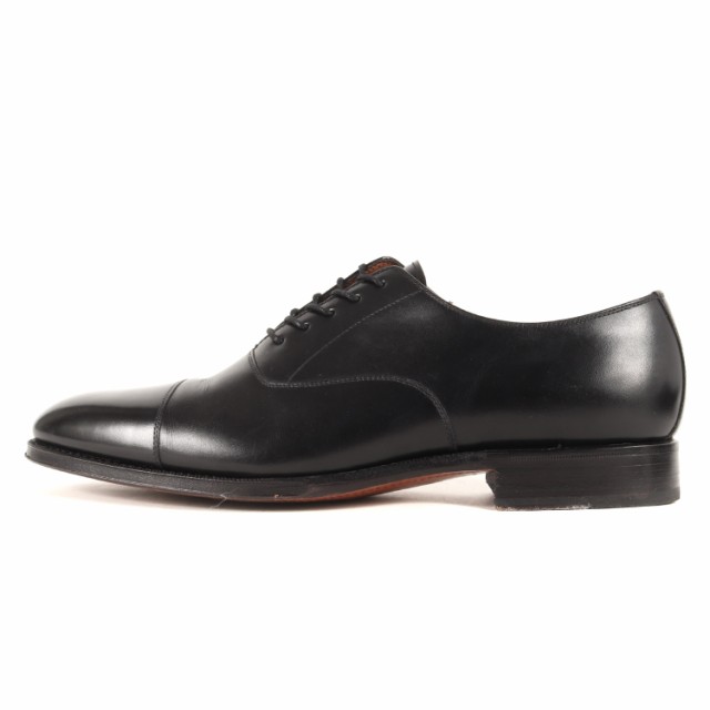 YANKO ヤンコ サイズ:10 1/2 ストレートチップ カーフレザー ドレス シューズ Cap Toe Oxford in Black Box Calf Leather 14660 オックス