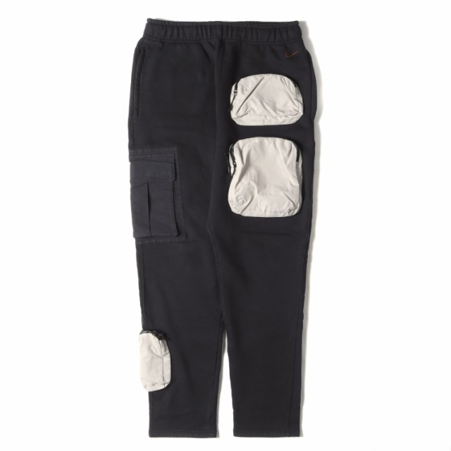 NIKE ナイキ パンツ サイズ:L 20SS TRAVIS SCOTT Cactus Jack マルチポケット ユーティリティ スウェットパンツ UTILITY SWEATPANTS ブラ