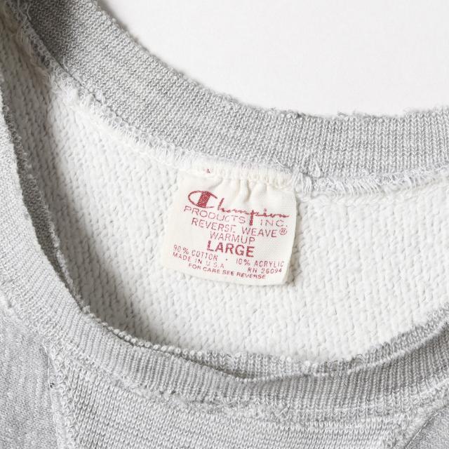 Champion vintage チャンピオン ヴィンテージ 48610 スウェット ヘザーグレー【メンズ】 Champion vintage チャンピオン ヴィンテージ 48610 スウェット
