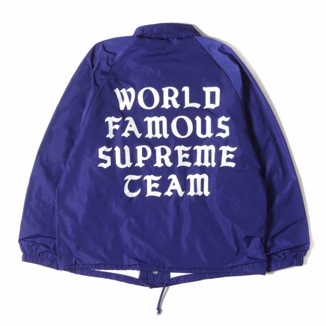 Supreme シュプリーム ジャケット サイズ:S 20SS World Famousロゴ コーチジャケット / World Famous Coaches Jacket ロイヤル アウター