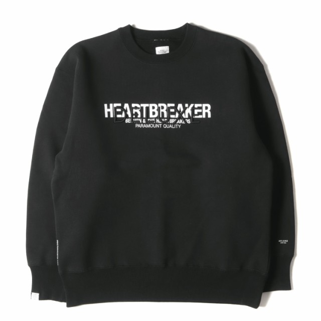 DELUXE デラックス スウェット サイズ:3 23SS BEDWIN コラボロゴ ヘビースウェットシャツ LIMITED CREW NECK SWEAT ブラック 黒 トップス