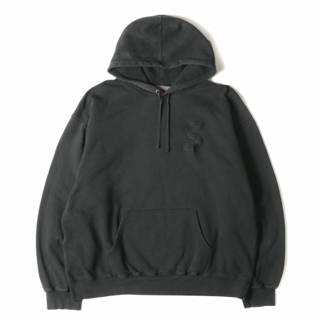 Supreme シュプリーム パーカー サイズ:XXL 23SS オーバーダイ加工 Sロゴ スウェットパーカー Overdyed S Logo Hooded Sweatshirt ブラッの通販は