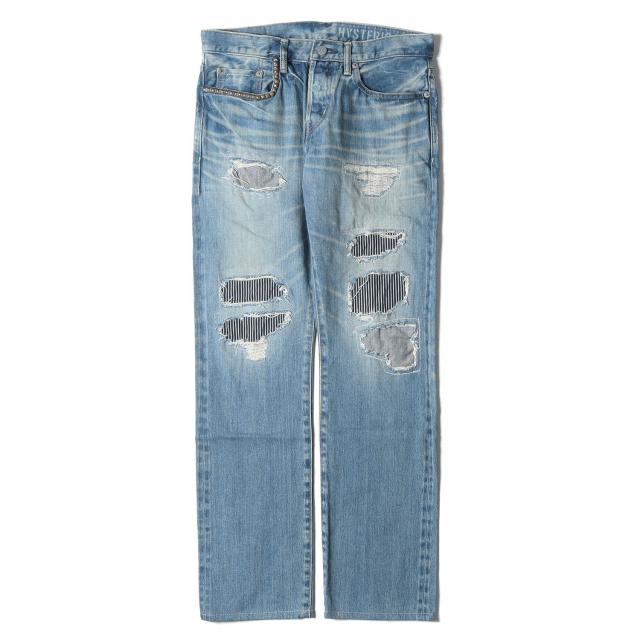 HYSTERIC GLAMOUR ヒステリックグラマー パンツ スタッズ WR加工 