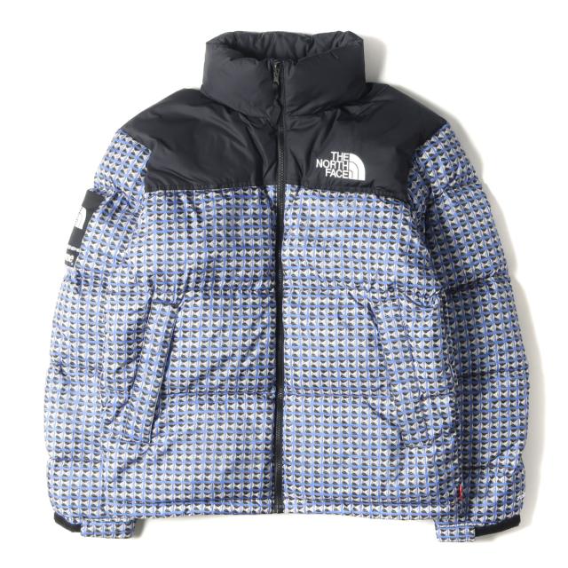 Supreme シュプリーム ジャケット サイズ:S 21SS THE NORTH FACE ノースフェイス スタッズ柄 ヌプシ ダウン ジャケット Studded Nuptse Jacket ロイヤル ブルー アウター ブルゾン コラボ【メンズ】【中古】【K3892】の通販は