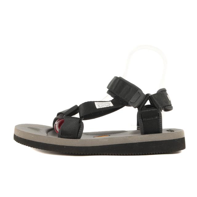 DELUXE デラックス サイズ:29.0cm SUICOKE デパ VS ストラップサンダル DEPA V2 ブラック グレー US11 コラボ シューズ 靴【メンズ】【中古】【K4107】の通販は 5,480円