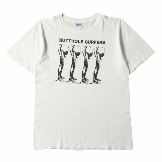 00s BUTTHOLE SURFERS クルーネック 半袖Tシャツ GILDANボディ ホワイト 白 サイズ:M Vintage Music Item ヴィンテージミュージック トッ