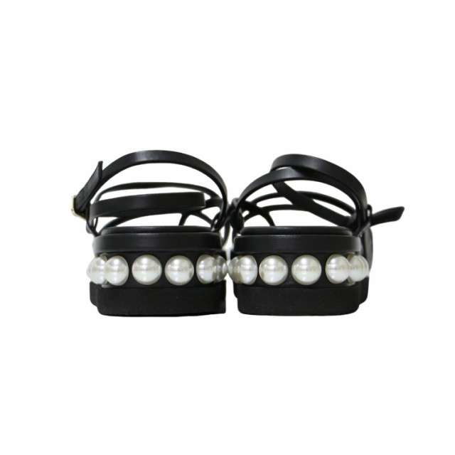 JIMMY CHOO ジミーチュウ サンダル ブラック 黒 サイズ:36(23.0