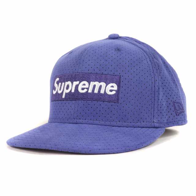 Supreme シュプリーム キャップ サイズ:7 1/2(59.6cm) 07SS NEW ERA ニューエラ パンチング ウルトラスウェード ボックスロゴ ベースボー