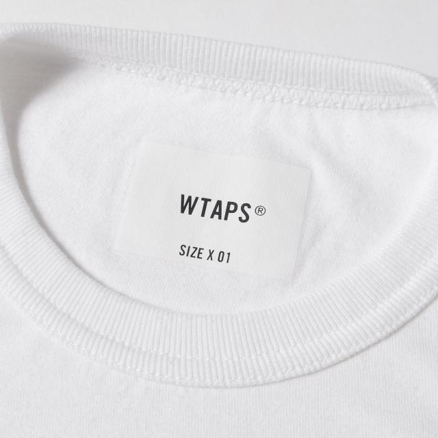 WTAPS ダブルタップス Tシャツ サイズ:S 23SS DTロゴ クルーネック 半袖Tシャツ DESIGN 02 / SS / CTPL. DSQD ホワイト 白 トップス カットソー【メンズ】【中古】【K4143】の通販は