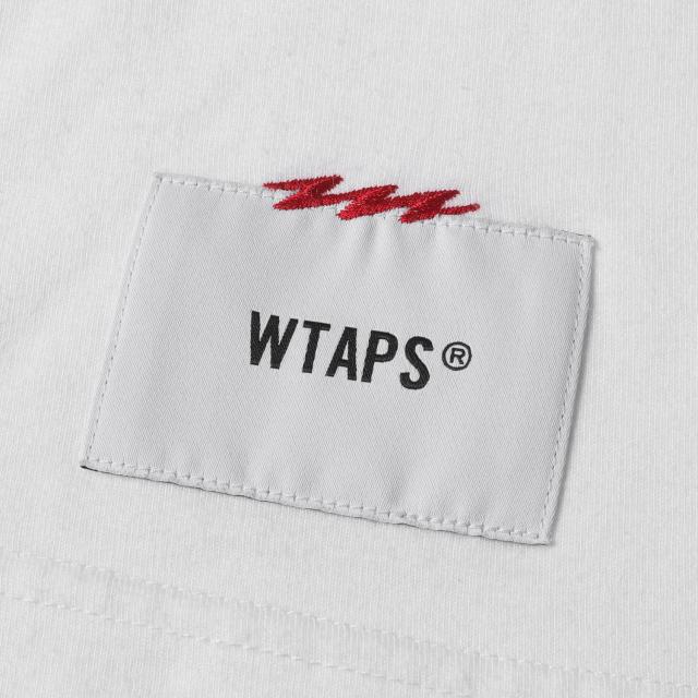 WTAPS ダブルタップス Tシャツ サイズ:S 23SS DTロゴ クルーネック 半袖Tシャツ DESIGN 02 / SS / CTPL. DSQD ホワイト 白 トップス カットソー【メンズ】【中古】【K4143】の通販は