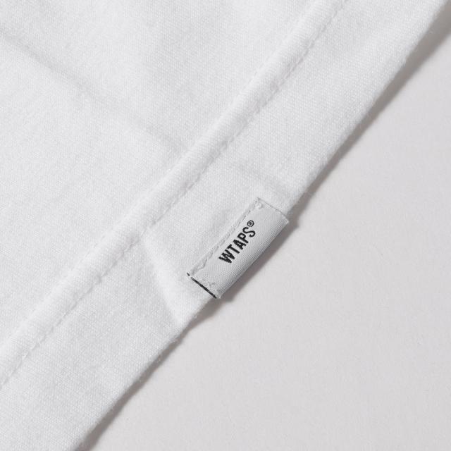 WTAPS ダブルタップス Tシャツ サイズ:S 23SS DTロゴ クルーネック 半袖Tシャツ DESIGN 02 / SS / CTPL. DSQD ホワイト 白 トップス カットソー【メンズ】【中古】【K4143】の通販は